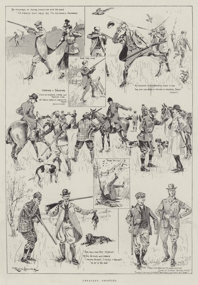 Chasse au faisan - Ralph Cleaver